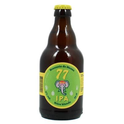 Brasserie de Meaux Bière I.P.A blonde 5°, 33cl