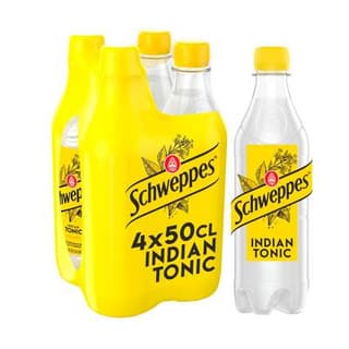 Schweppes Boisson gazeuse Indian tonic, 4x50cl