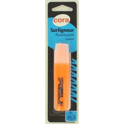 Cora Surligneur Plat Orange