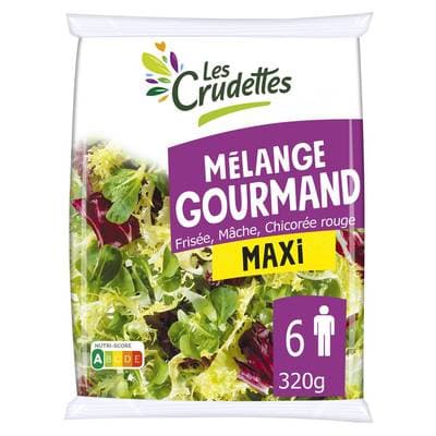 Les crudettes Mélange Gourmand Maxi, 320g