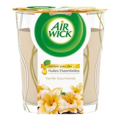 Air Wick Bougie essentiel infusion vanille gourmande, 1 bougie