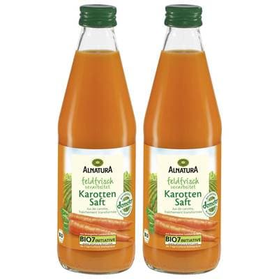Alnatura Jus de carotte bio, Lot de 2x33cl