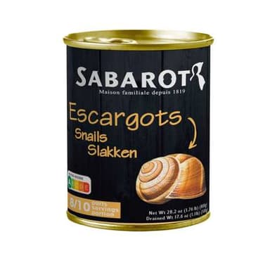 Sabarot Escargots 8-10 parts, 800g