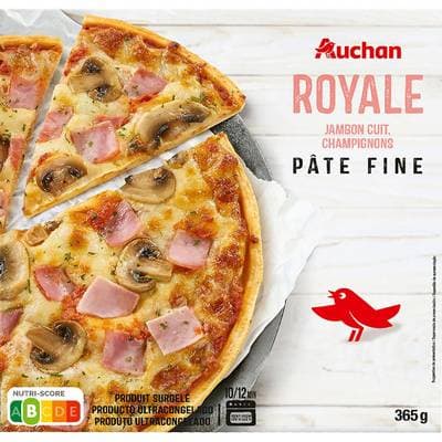 Auchan Pizza royale pâte fine, 365g