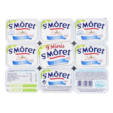 Saint Moret Fromage à tartiner 8%mg, 9x20g