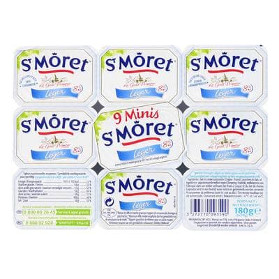 Saint Moret Fromage à tartiner 8%mg, 9x20g