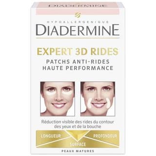 Diadermine Patchs Anti-Rides Haute Performance, 12 patchs