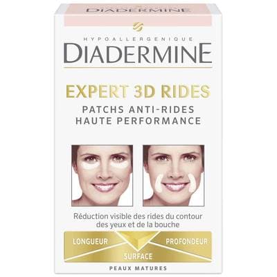 Diadermine Patchs Anti-Rides Haute Performance, 12 patchs