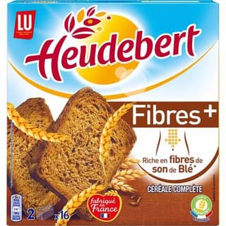 Heudebert Biscottes fibre +, 280g