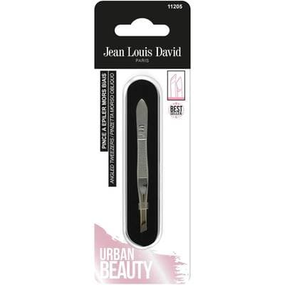 Jean Louis David Pince à épiler Dorée Mors Biais, 1 pièce