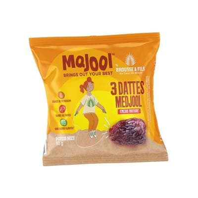 Brousse & Fils Majool, les dattes Medjoul nomade, 3 dattes - 50g
