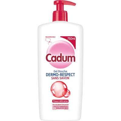 Cadum Gel Douche Hydratant Sans Savon Huile d'Amandes Douces, 750ml