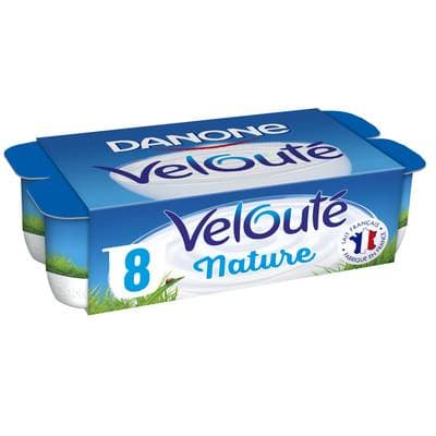 Velouté Yaourt nature brassé, 8X125g