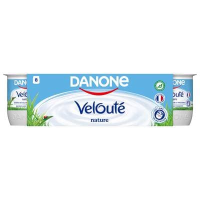 Velouté Yaourt nature brassé, 8X125g