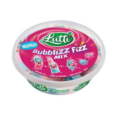 Lutti Bonbon Acidulés Bubblizz Fizz Mix, 500g