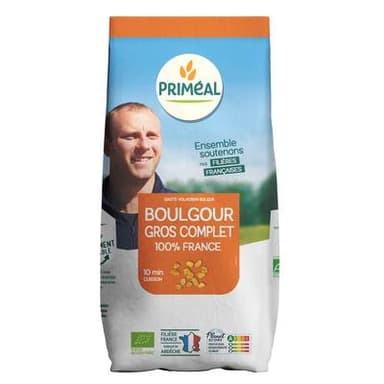 Priméal Boulgour blé complet bio Filière FRANCE, 1kg