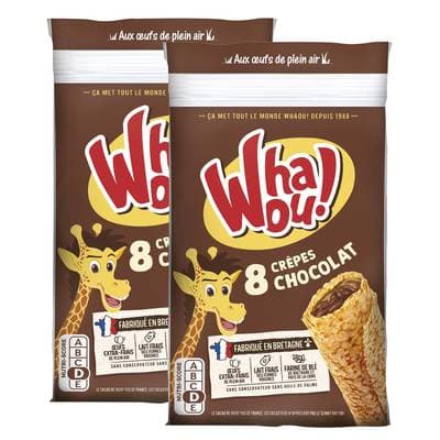 Whaou Crêpes au Chocolat, Lot de 2x256g