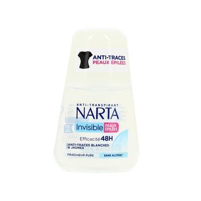 Narta Déodorant bille invisible Paux épilées, 50ml