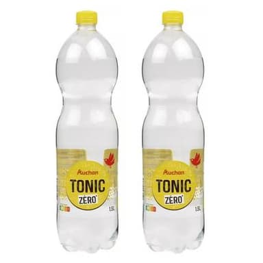 Auchan Soda tonic zéro, Lot de 2x1,5L