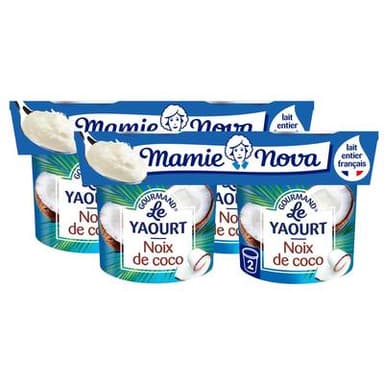 Mamie Nova Gourmand noix de coco, Lot de 2 - 2x150g