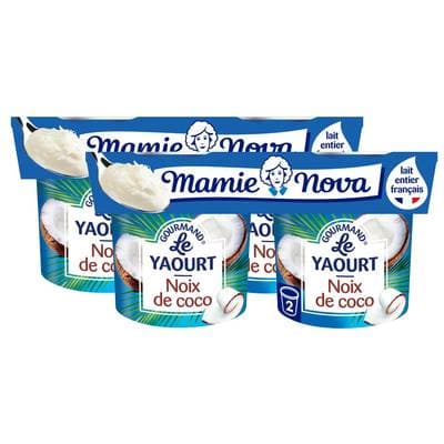 Mamie Nova Gourmand noix de coco, Lot de 2 - 2x150g