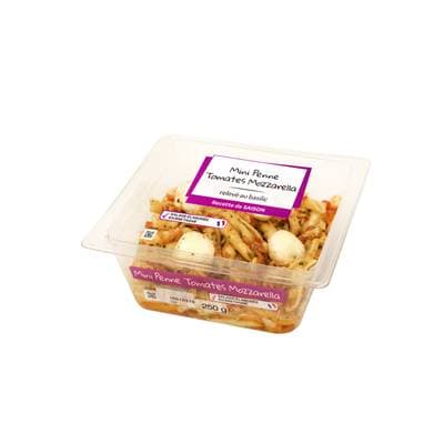 Mix Buffet Mini Penne Tomates Mozzarella, 250g