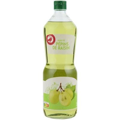 Auchan Huile de pépins de raisins, 1L
