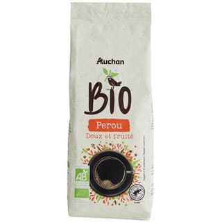 Auchan BIO Café moulu du Pérou Bio, 250g