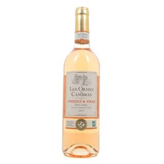 Vin de pays d'Oc rosé IGP Les Ormes De Cambras Cinsault, 75cl