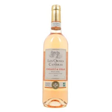 Vin de pays d'Oc rosé IGP Les Ormes De Cambras Cinsault, 75cl