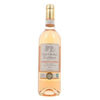 Vin de pays d'Oc rosé IGP Les Ormes De Cambras Cinsault, 75cl