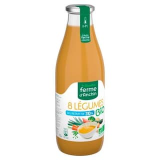 Ferme d'Anchin Soupe de 8 Légumes Bio, 98,5cl