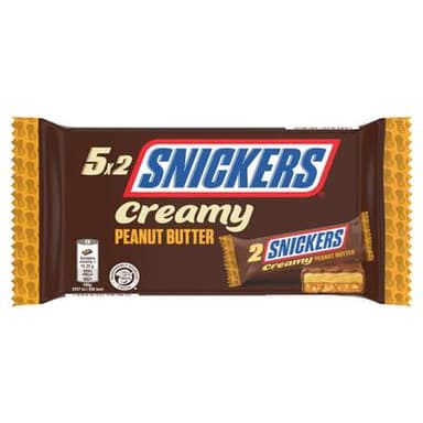 Snickers Barres Chocolaté Creamy, 5x36,5g