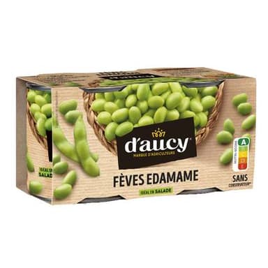 D'aucy Fèves de Soja Edamame, 2x130g