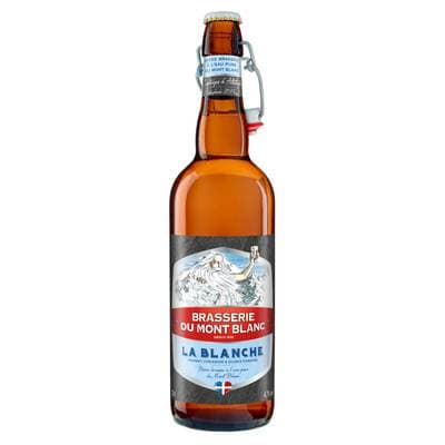 Brasserie Du Mont Blanc Bière Blanche 4,7%, 75cl