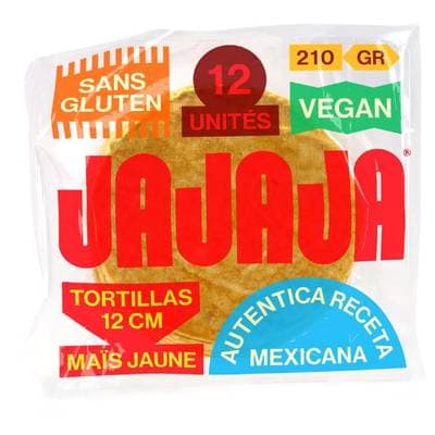 Jajaja Tortilla de Maïs Jaune, 210g
