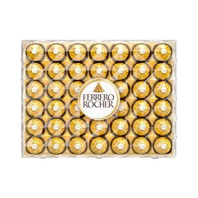 Ferrero Rocher Boîte de rocher chocolat, 42 bouchées