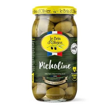 Le Brin d'Olivier Olives Vertes Picholine, 220g