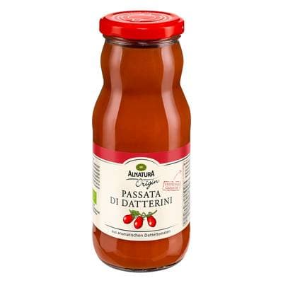 Alnatura Passata de Tomates Datterini Bio en bouteille, 350g