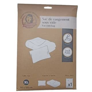 La Ménagère Sac de rangement sous vide XL, 1 pièce