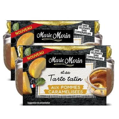 Marie Morin Tarte Tatin, Lot de 2x130g