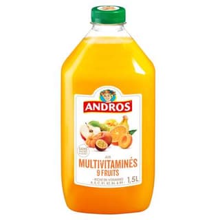 Andros Jus Multivitamines, 9 Fruits, 1,5L