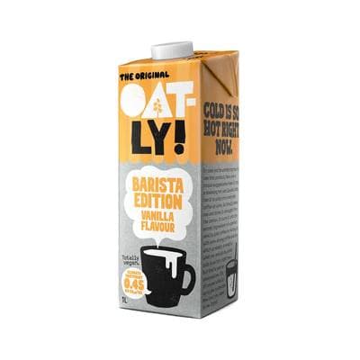 Oatly Avoine Barista Saveur Vanille Boisson Végétale, 1L