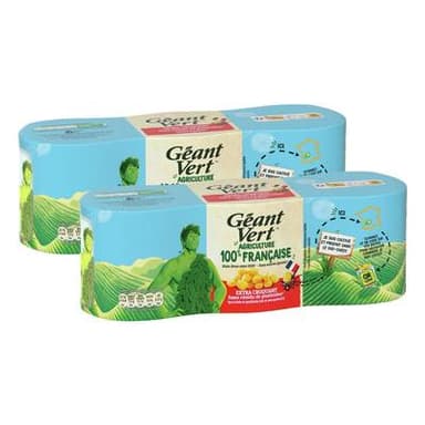 Géant Vert Maïs doux extra croquant, Lot de 2 - 3x140g