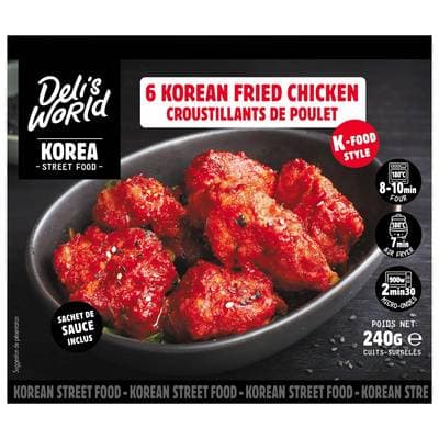 Deli's World Korean Fried Chiken, 240g