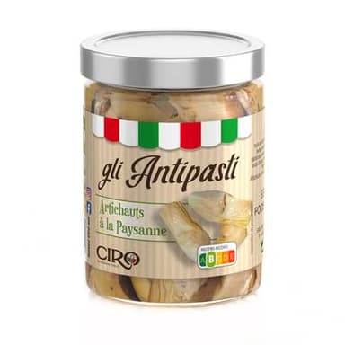Ciro Artichauts à la paysanne marinés à l'huile de tournesol, 270g