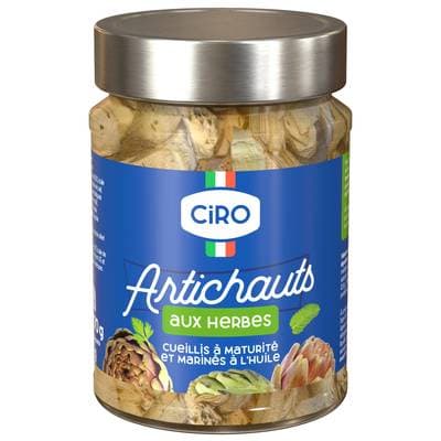 Ciro Artichauts à la paysanne marinés à l'huile de tournesol en bocal, 270g