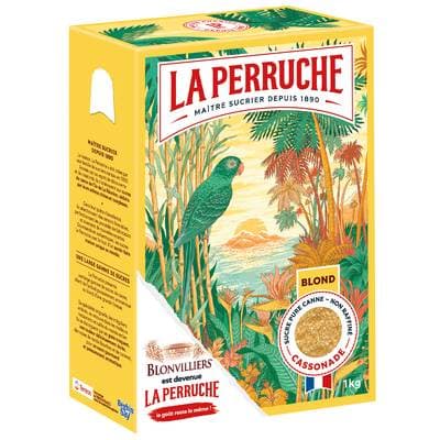 La Perruche Sucre Blond Cassonade Bec Verseur, 1Kg