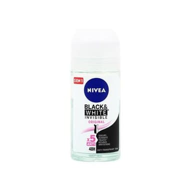 Nivea Déodorant bille 48h Invisible for black & white, 50ml