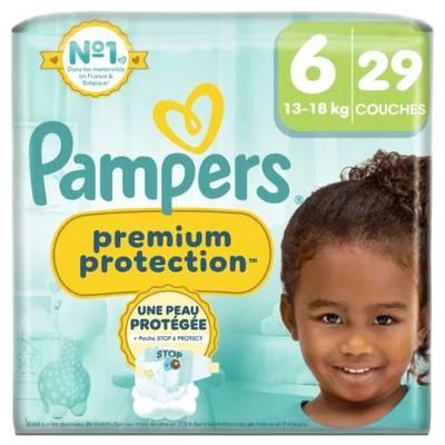 8700216905091 - Pampers Premium protection - Couches Bébés Premium Protection 13-18kg T6